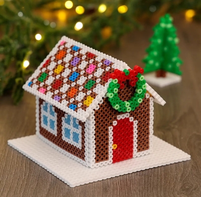 Nabbi Rørperler 1100 stk. - Mørkelilla